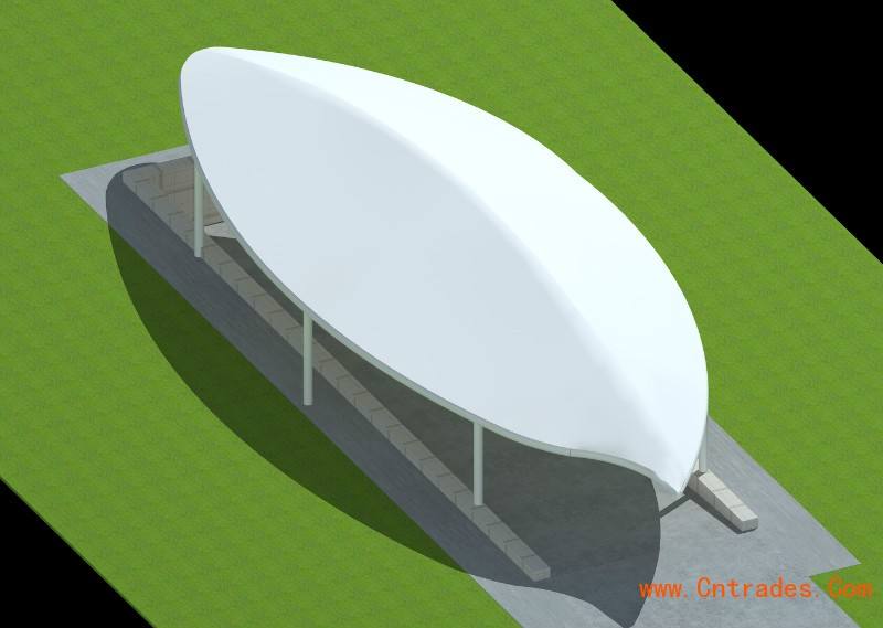 游泳池遮陽膜結構